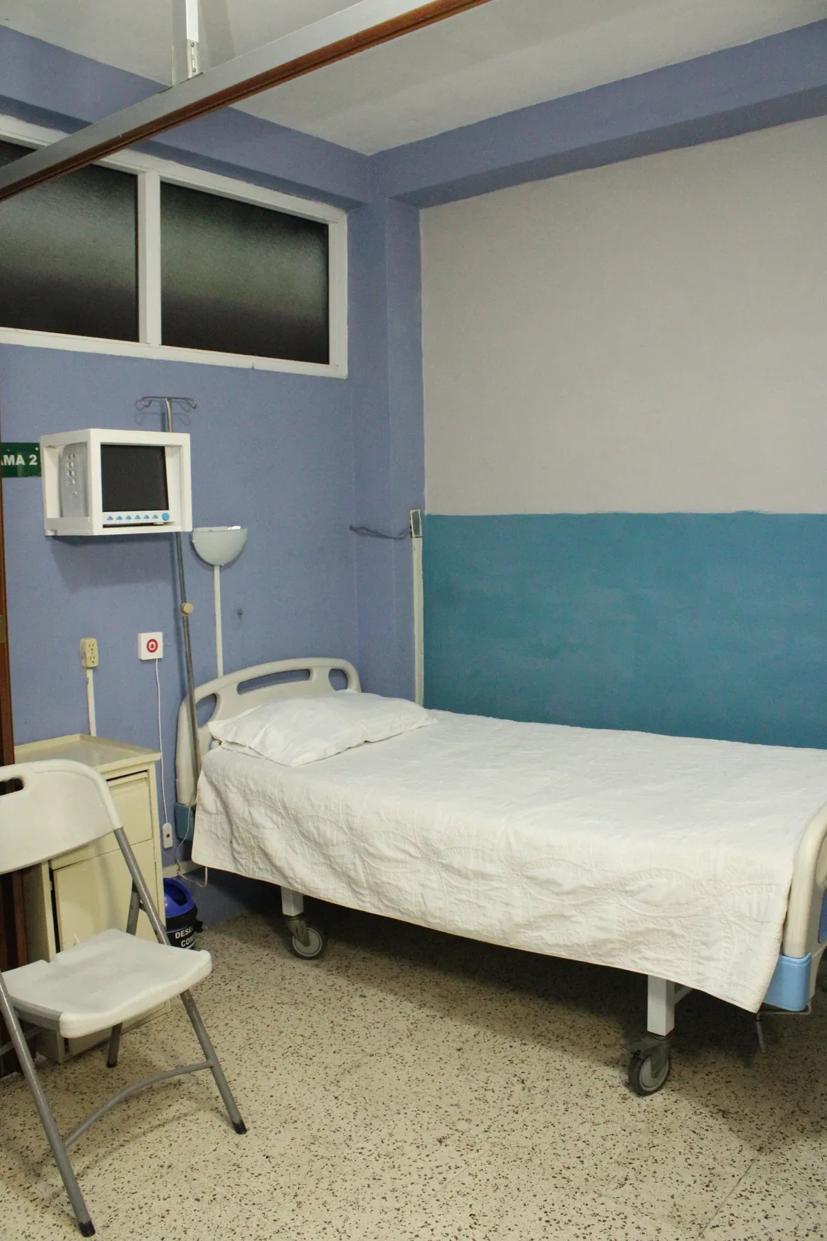 Habitación de hospitalización del Sanatorio Alvarado